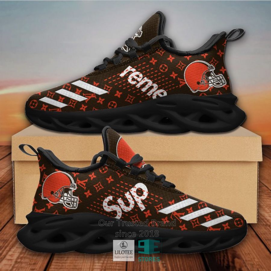 NFL Cleveland Browns Louis Vuitton Clunky Max Soul Shoes 8