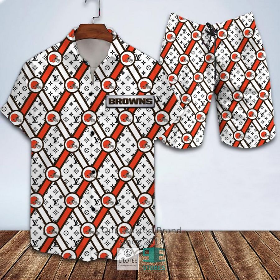 NFL Cleveland Browns Louis Vuitton Hawaiian shirt, Short 13