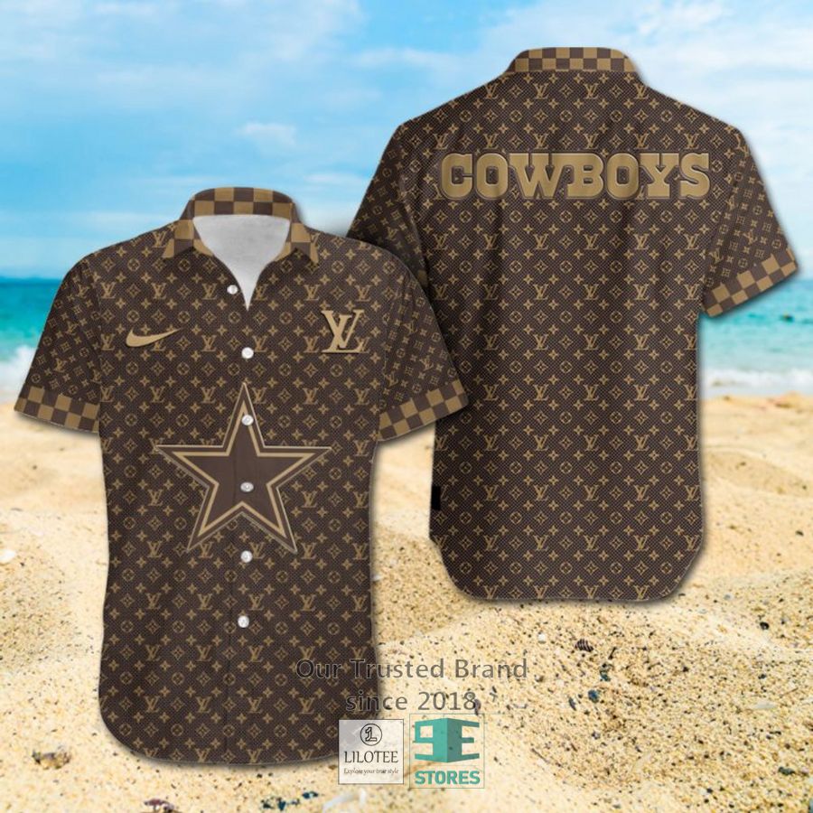 NFL Dallas Cowboys Louis Vuitton Luxury Hawaiian shirt, Short 12