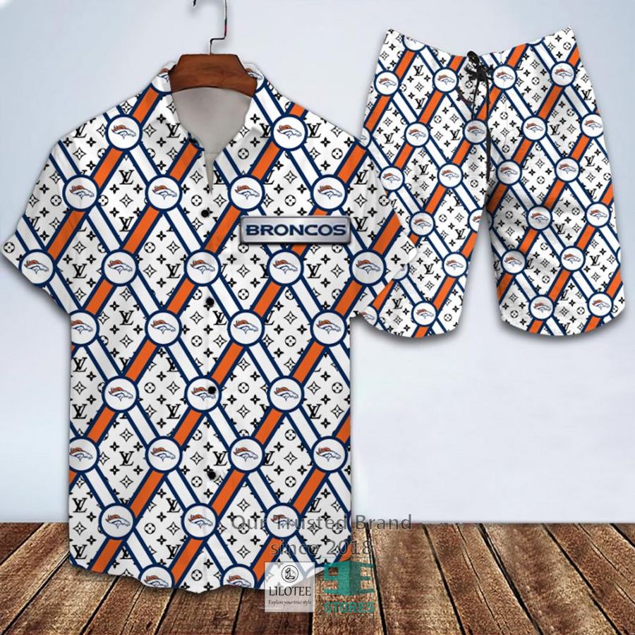 NFL Denver Broncos Louis Vuitton Hawaiian shirt, Short 12