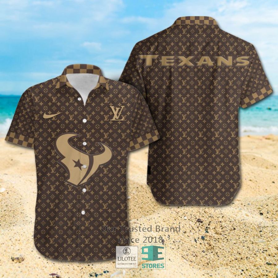 NFL Houston Texans Louis Vuitton Luxury Hawaiian shirt, Short 12