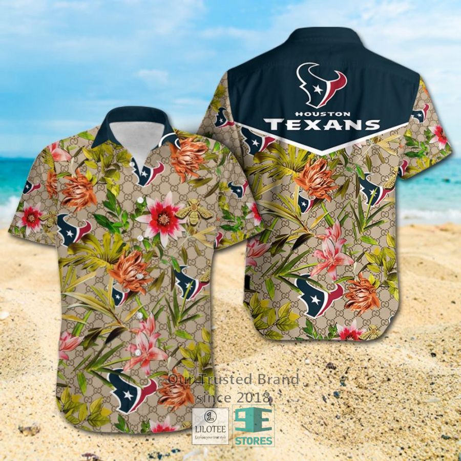 NFL Houston Texans Louis Vuitton LV Hawaiian shirt, Short 6