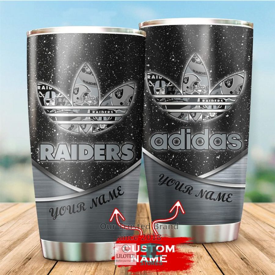 NFL Las Vegas Raiders Adidas Custom Name Tumbler 6