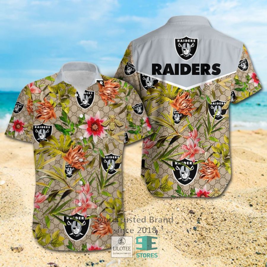 NFL Las Vegas Raiders Louis Vuitton LV Hawaiian shirt, Short 7