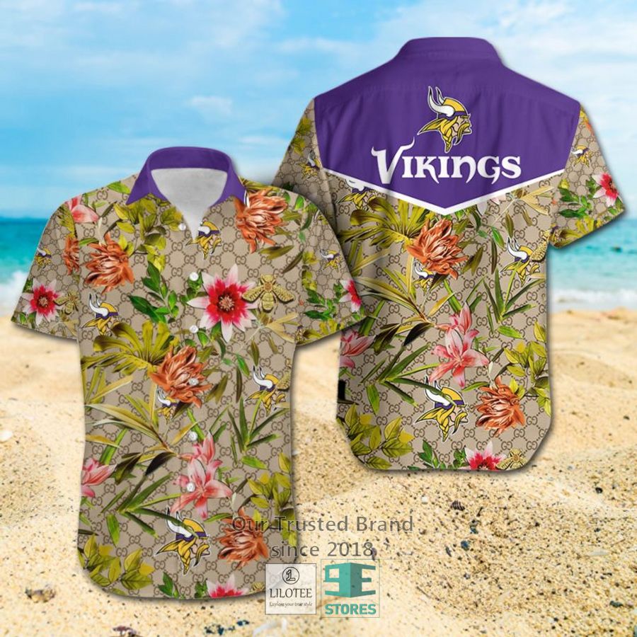 NFL Minnesota Vikings Louis Vuitton LV Hawaiian shirt, Short 6