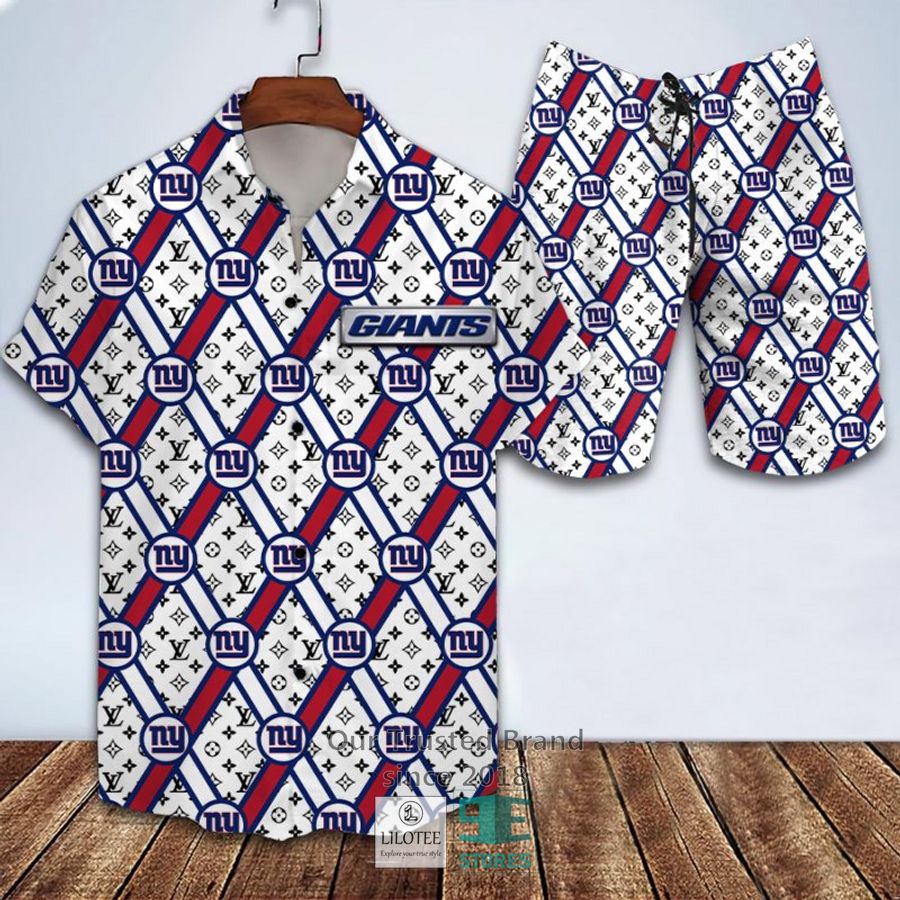NFL New York Giants Louis Vuitton Hawaiian shirt, Short 12