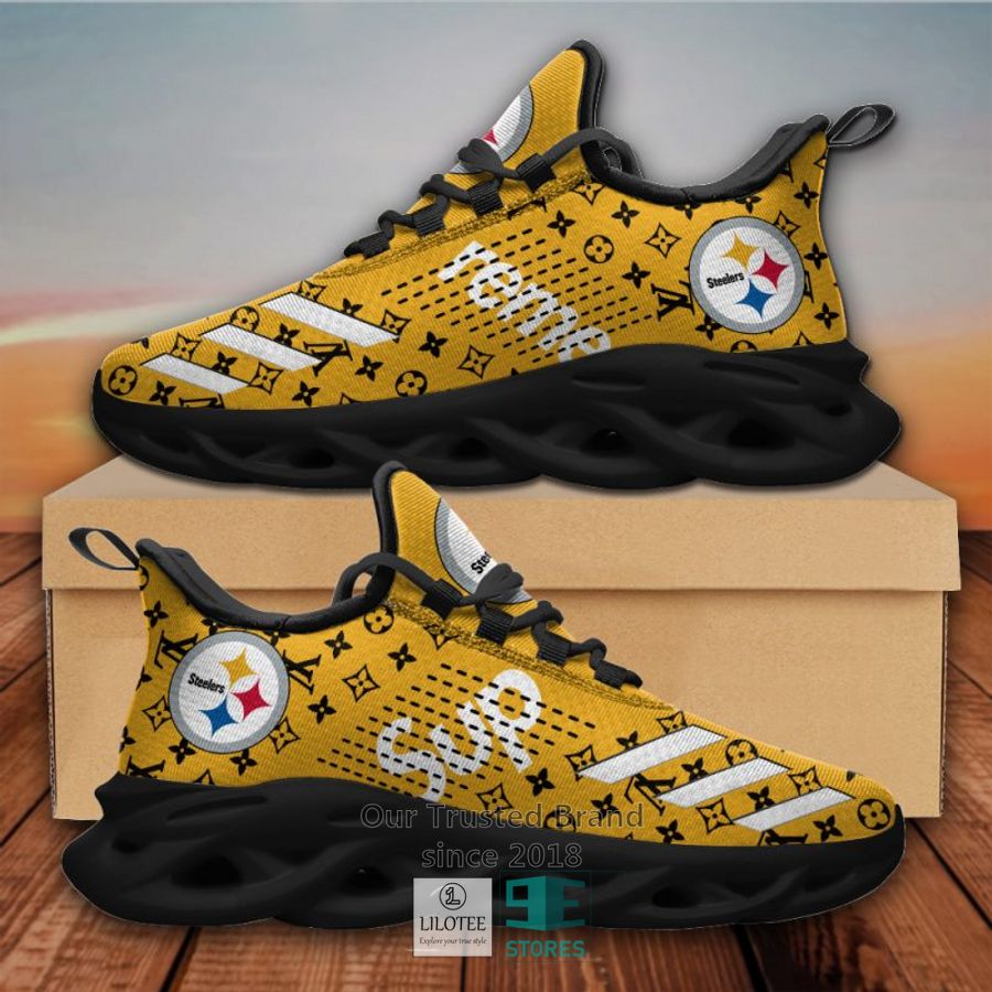 NFL Pittsburgh Steelers Louis Vuitton Clunky Max Soul Shoes 8