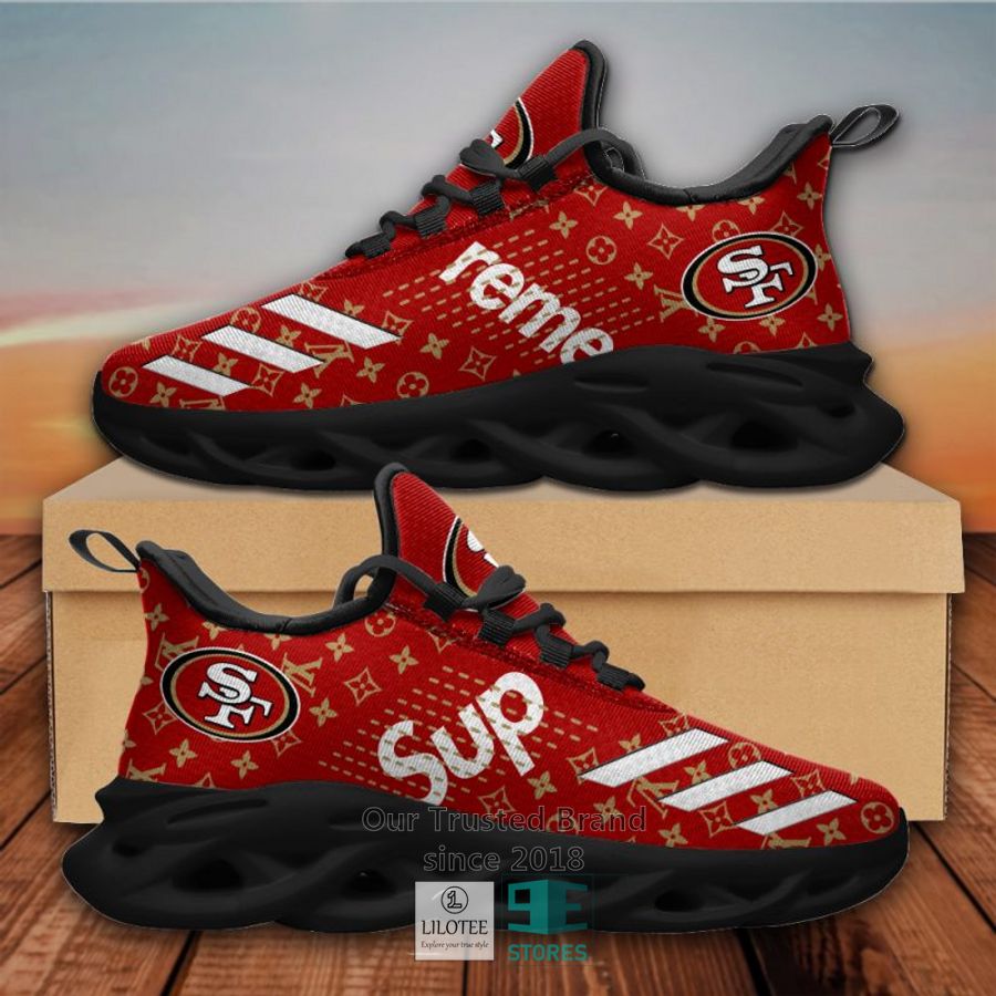 NFL San Francisco 49ers Louis Vuitton Clunky Max Soul Shoes 8