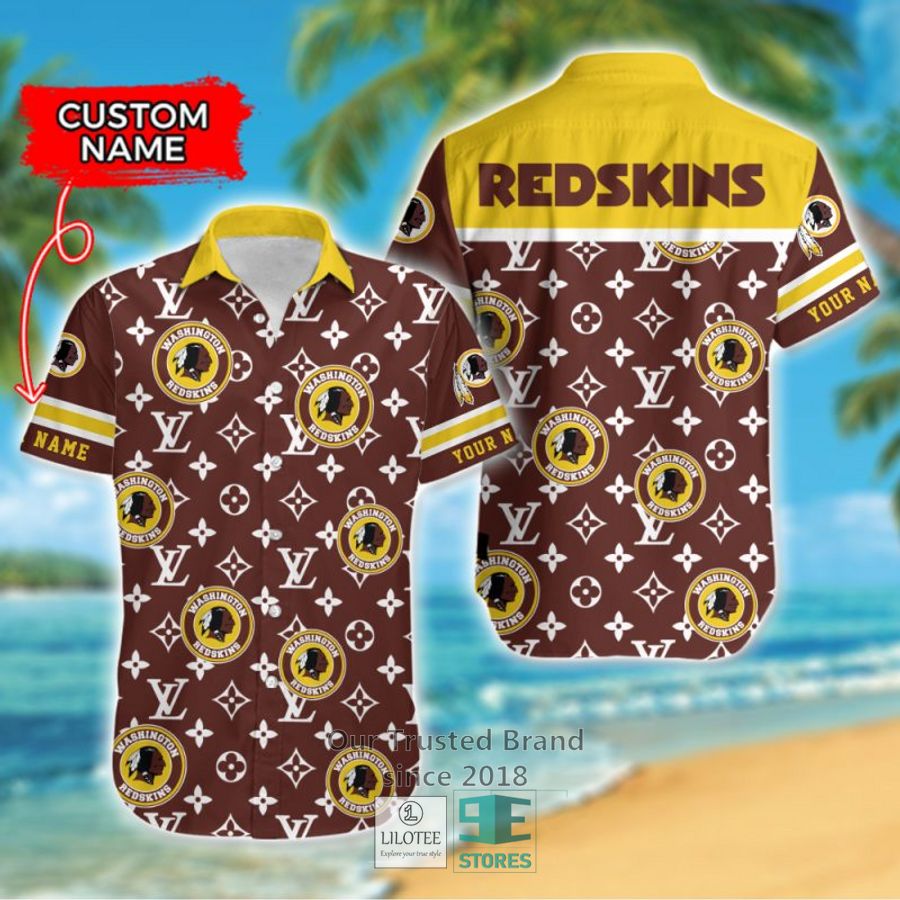 NFL Washington Redskins Louis Vuitton Custom Name Hawaiian Shirt 7