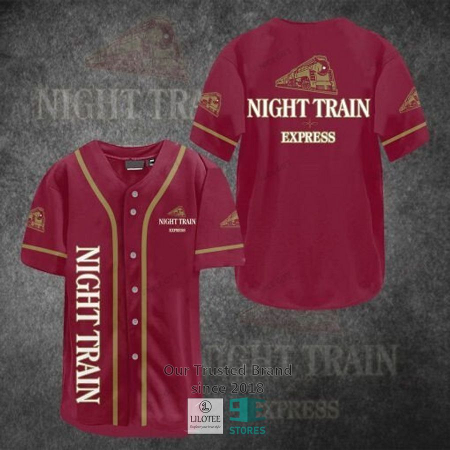 Night Train Express Baseball Jersey 3