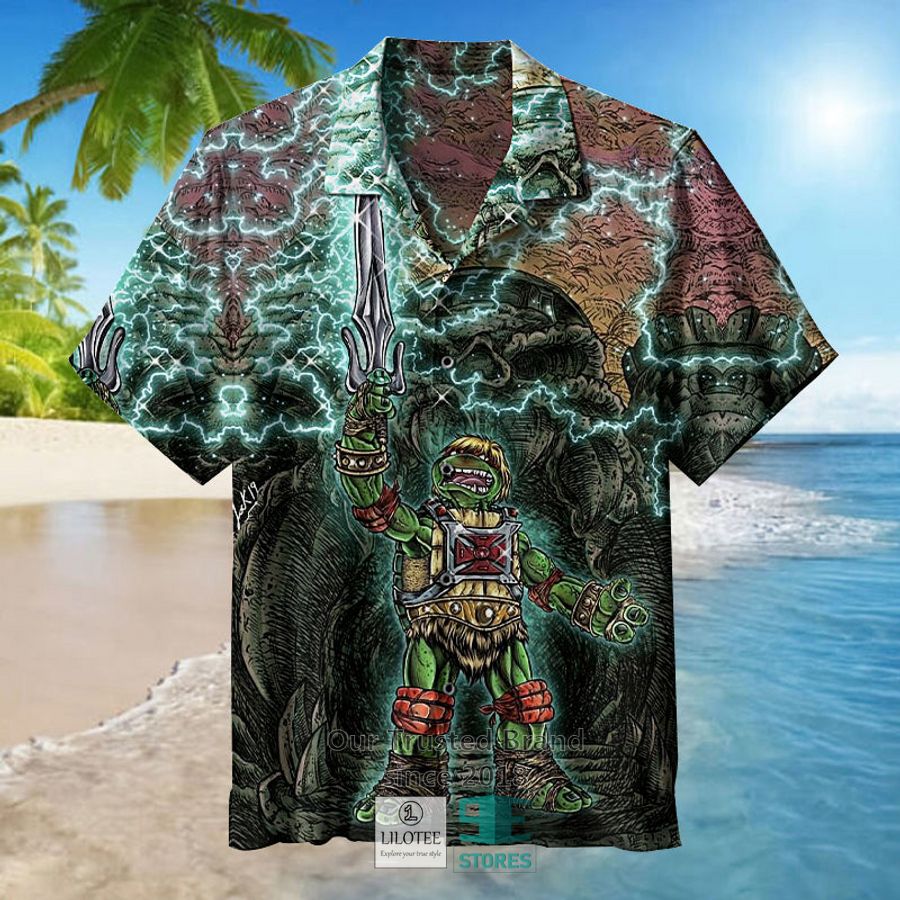 Ninja Turtle He-Man League Casual Hawaiian Shirt 4