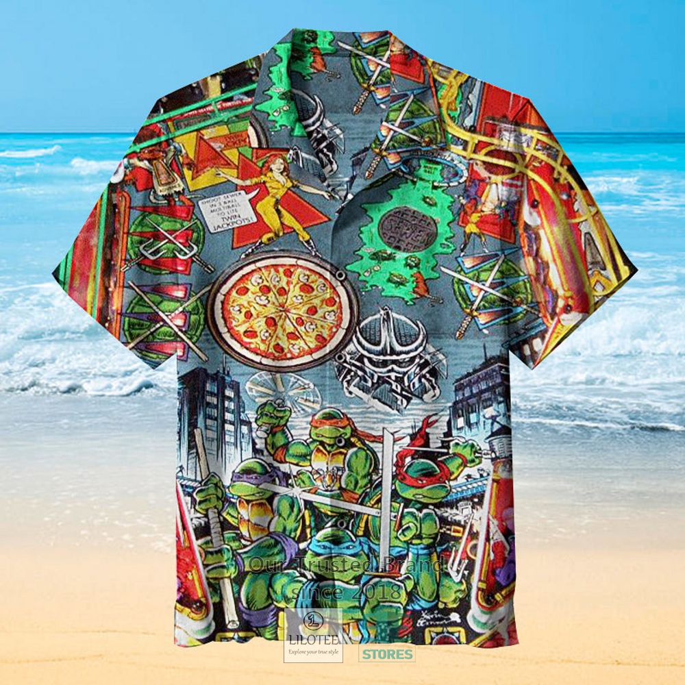 Ninja Turtles Pinball Hawaiian Shirt 1