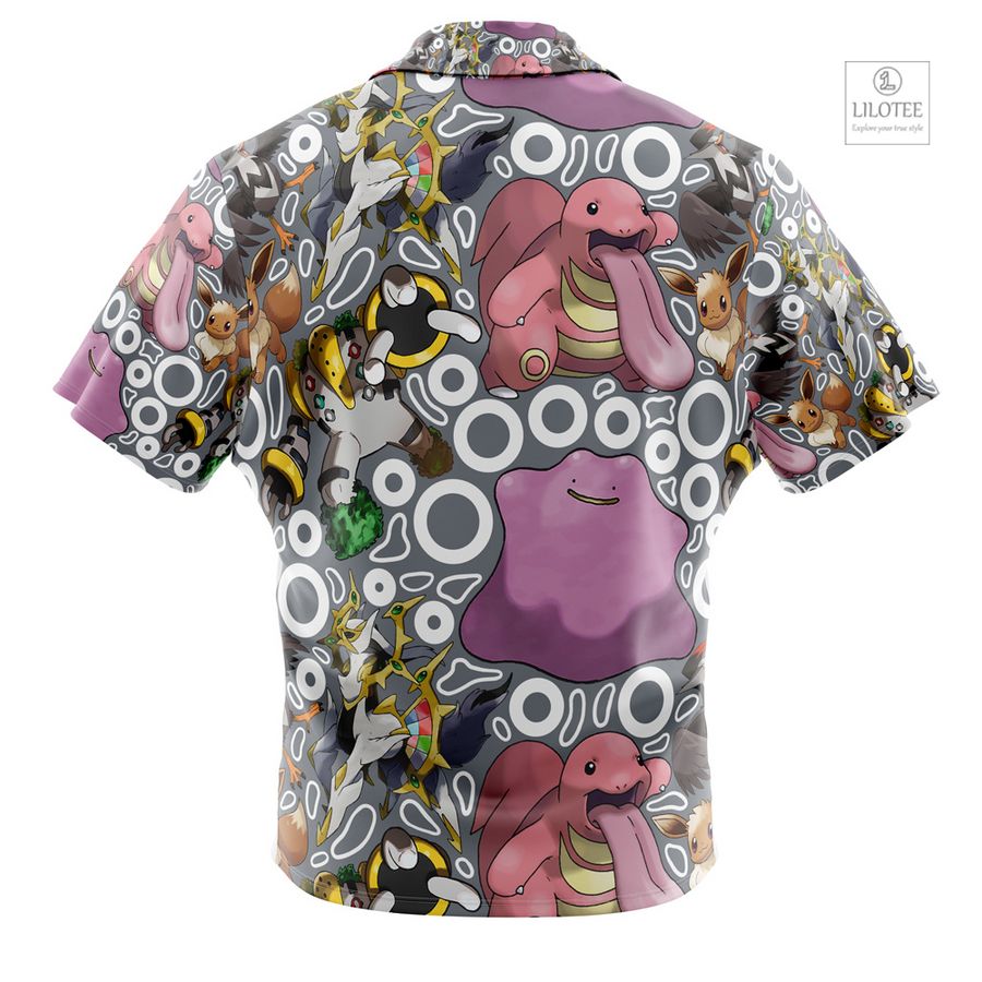 Normal Type Pokemon Short Sleeve Hawaiian Shirt 12