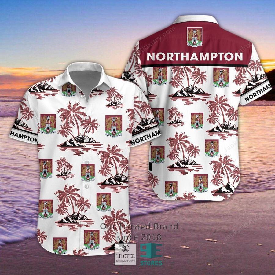 Northampton Town F.C Hawaiian Shirt 4