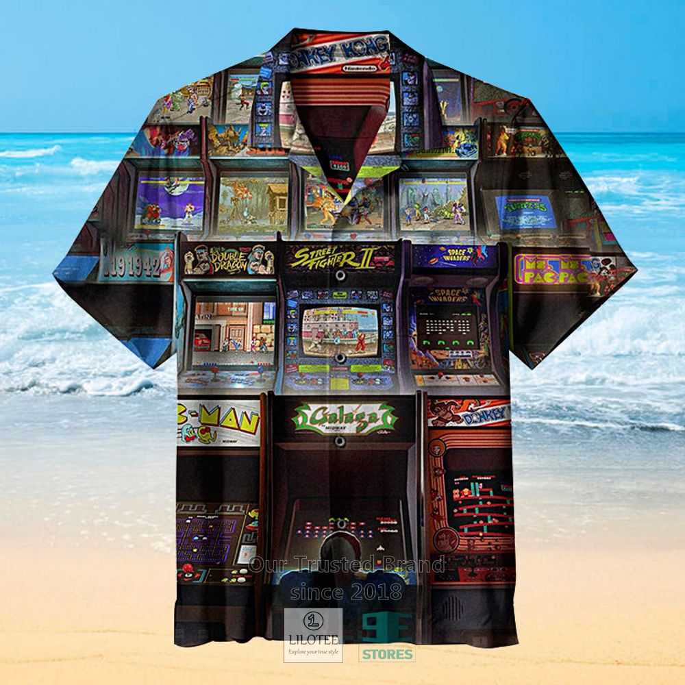 Nostalgic Arcade Game Hawaiian Shirt 5