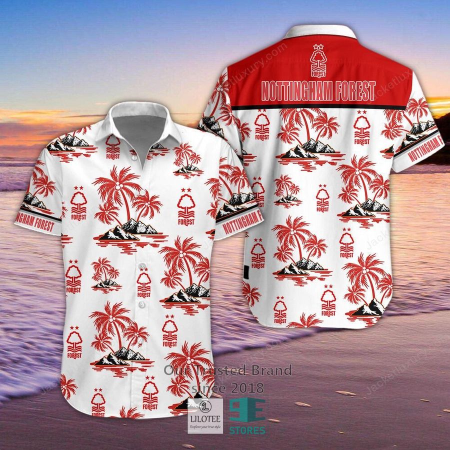 Nottingham Forest F.C Hawaiian Shirt, Short 20