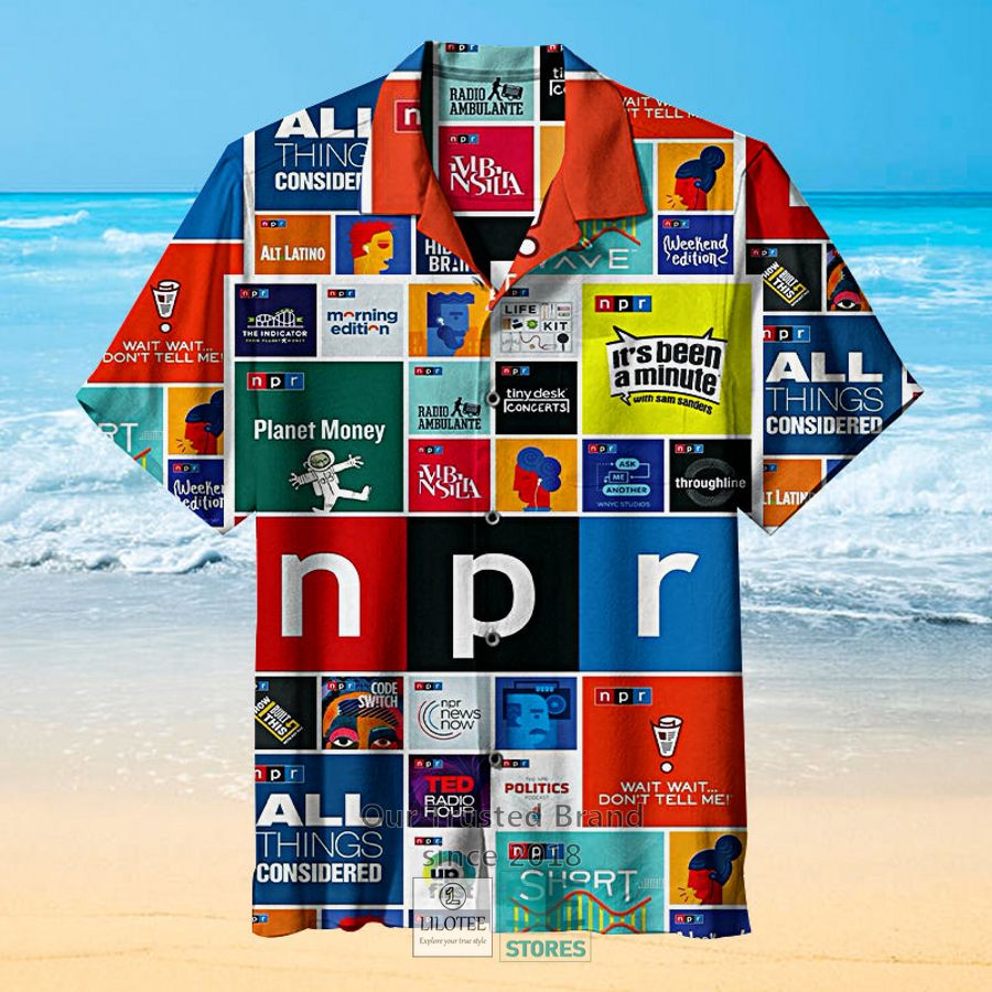 NPR Podcast Casual Hawaiian Shirt 5