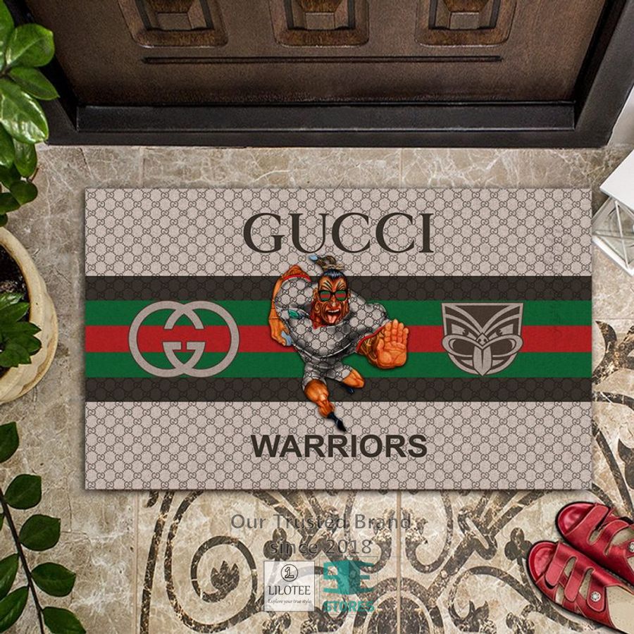 NRL New Zealand Warriors Mascot Gucci Rug Carpet & Doormat 2