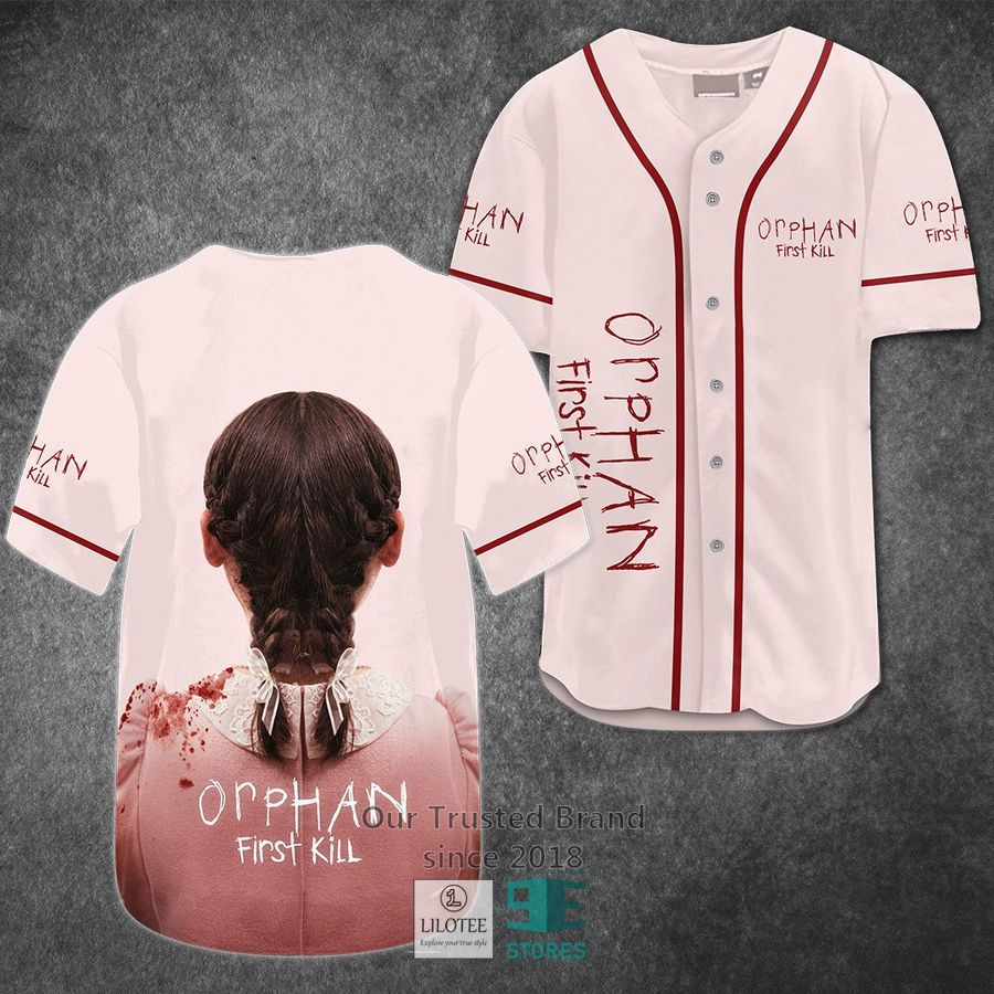 Orphan First Kill Horror Movie Baseball Jersey 3