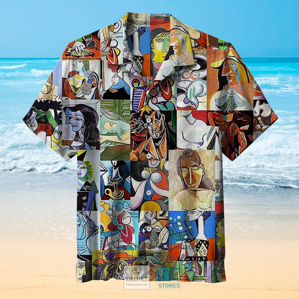 Pablo Picasso Poster Hawaiian Shirt 4