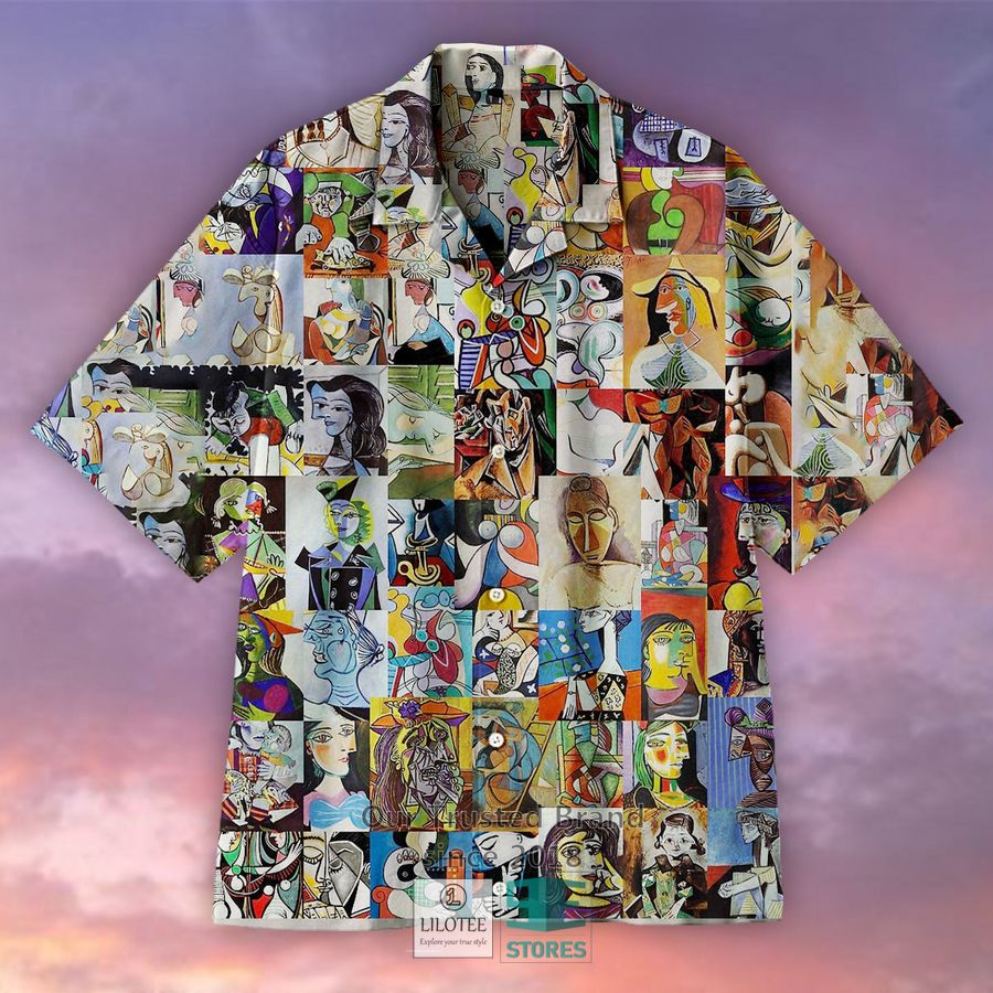 Pablo Picasso Poster Hawaiian Shirt 3