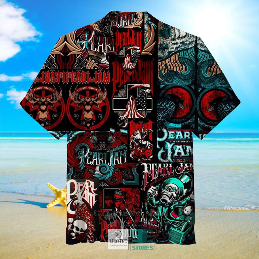 Pearl Jam Poster Hawaiian Shirt 3
