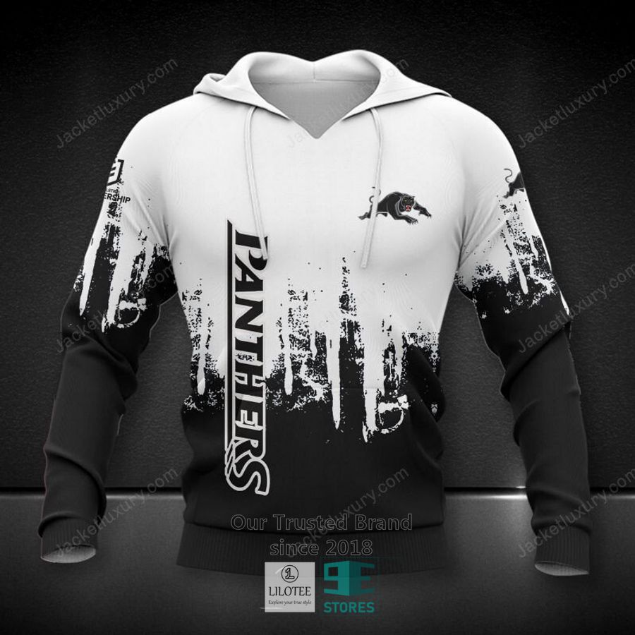 Penrith Panthers Black White Hoodie, Polo Shirt 20