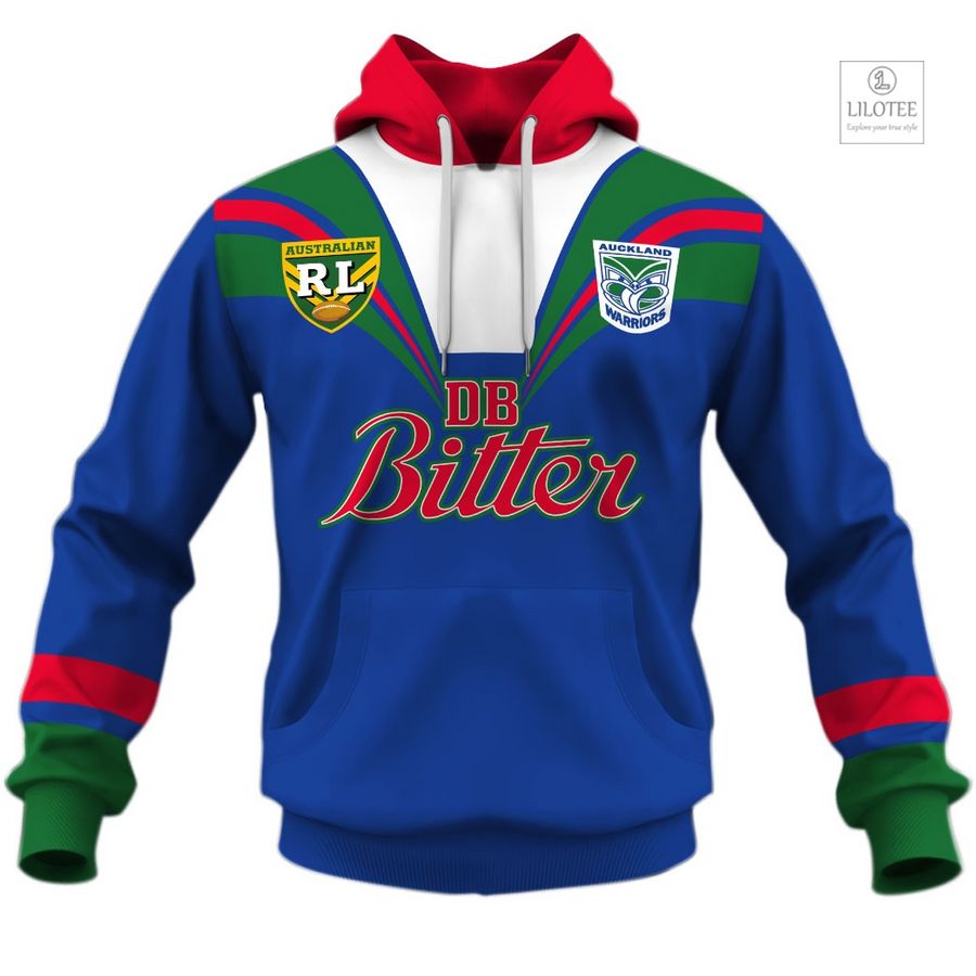Personalized 1995 Auckland New Zealand Warriors Rugby League Home 3D Hoodie, Shirt 14