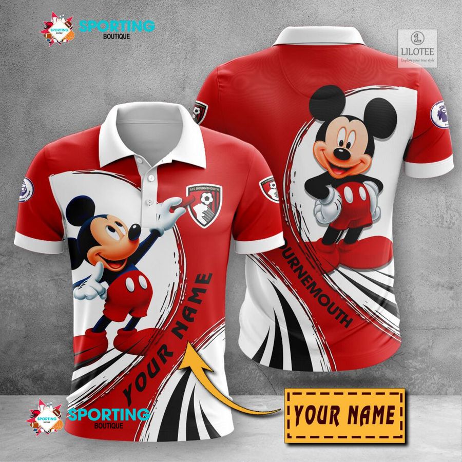 Personalized A.F.C. Bournemouth Mickey Mouse 3D Shirt, hoodie 22