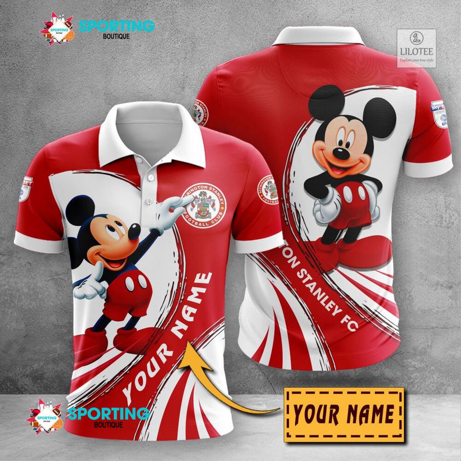 Personalized Accrington Stanley Mickey Mouse EFL 3D Hoodie, Shirt 22