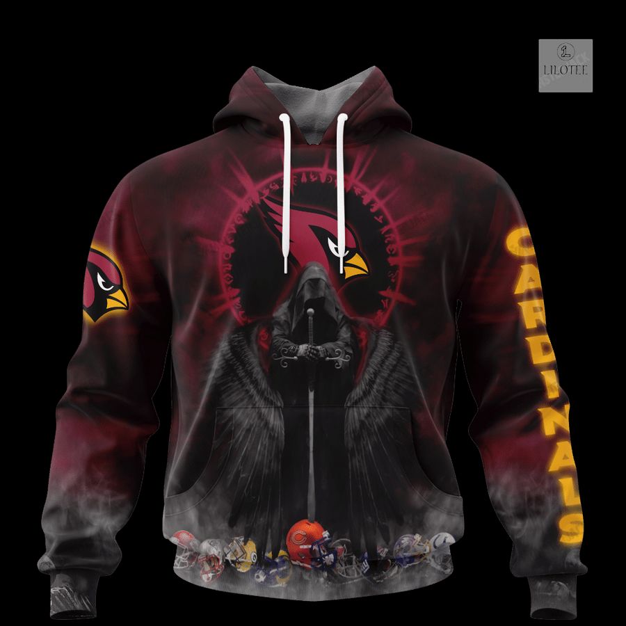 Personalized Arizona Cardinals Dark Angel 3D Zip Hoodie, Shirt 17