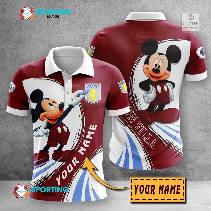 Personalized Aston Villa F.C Mickey Mouse 3D Shirt, hoodie 22
