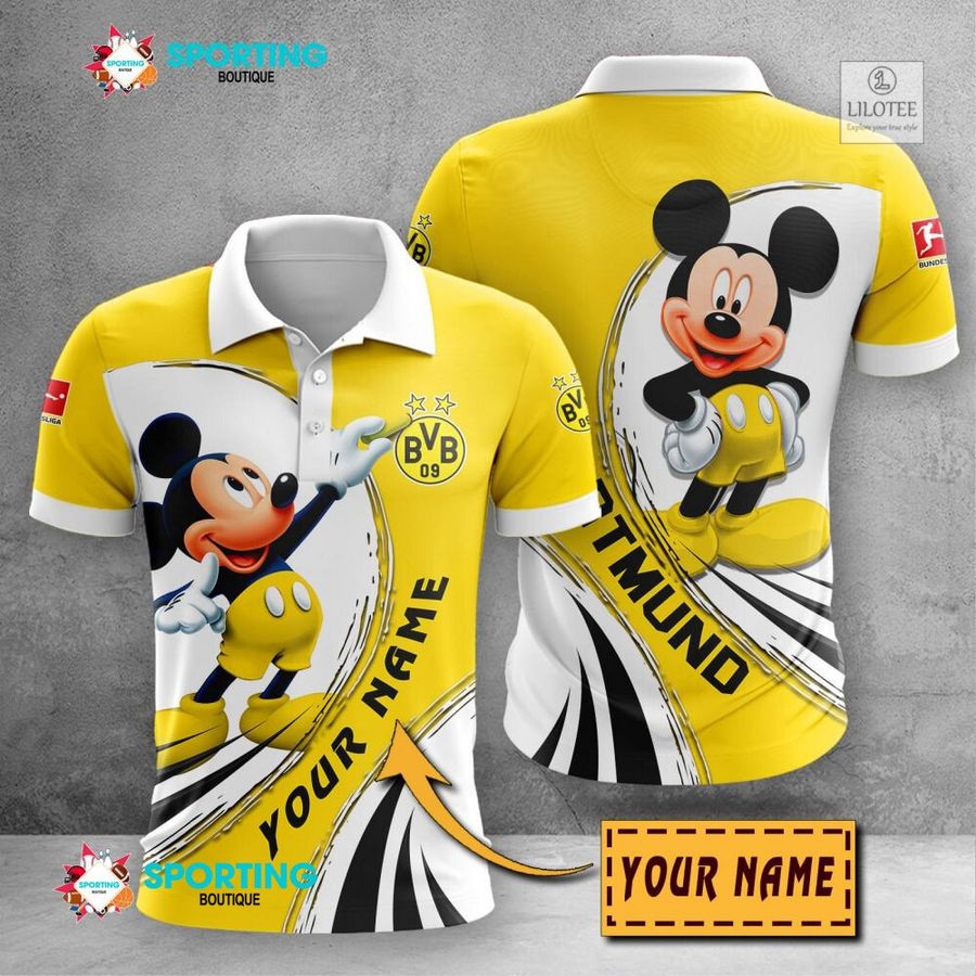 Personalized Borussia Dortmund Mickey Mouse 3D Shirt, hoodie 23