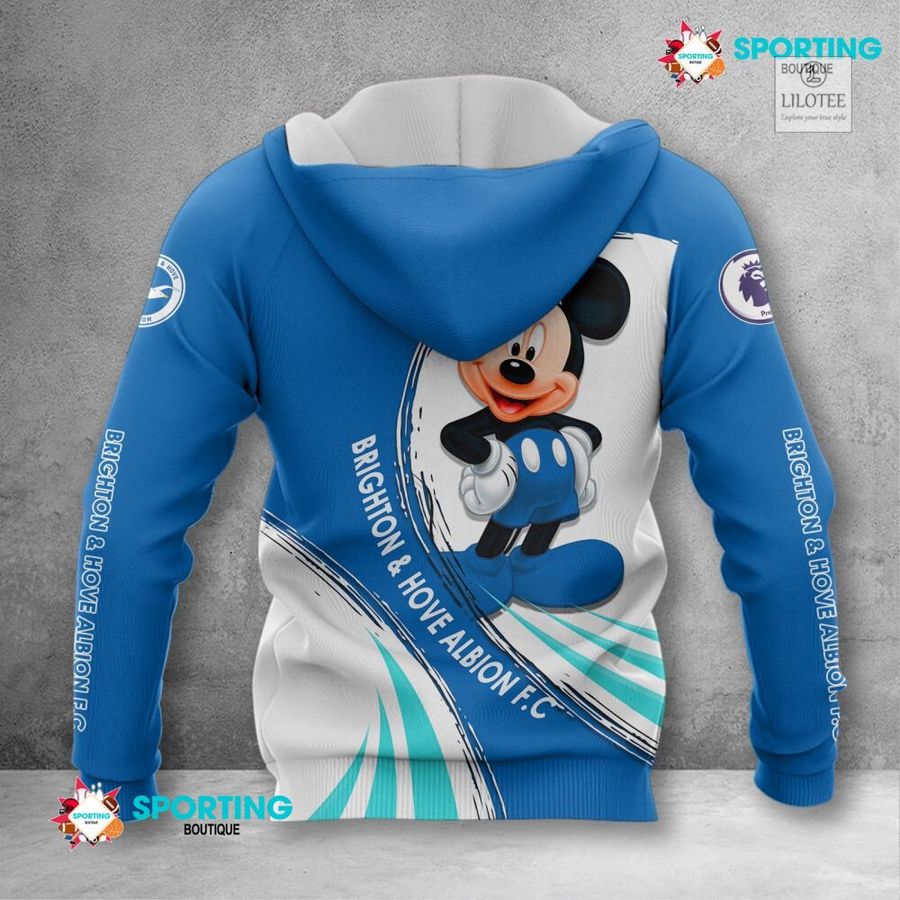 Personalized Brighton & Hove Albion F.C Mickey Mouse 3D Shirt, hoodie 3 Personalized Brighton & Hove Albion F.C Mickey Mouse 3D Shirt, hoodie - Image 3