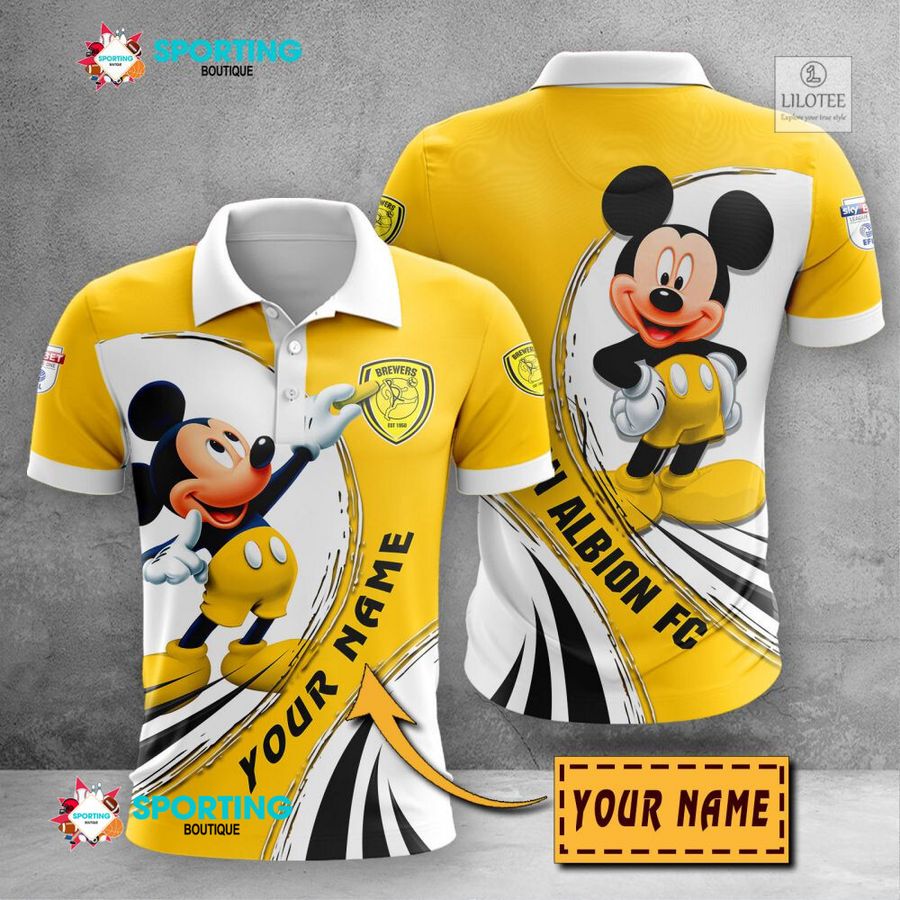 Personalized Burton Albion F.C Mickey Mouse EFL 3D Hoodie, Shirt 23