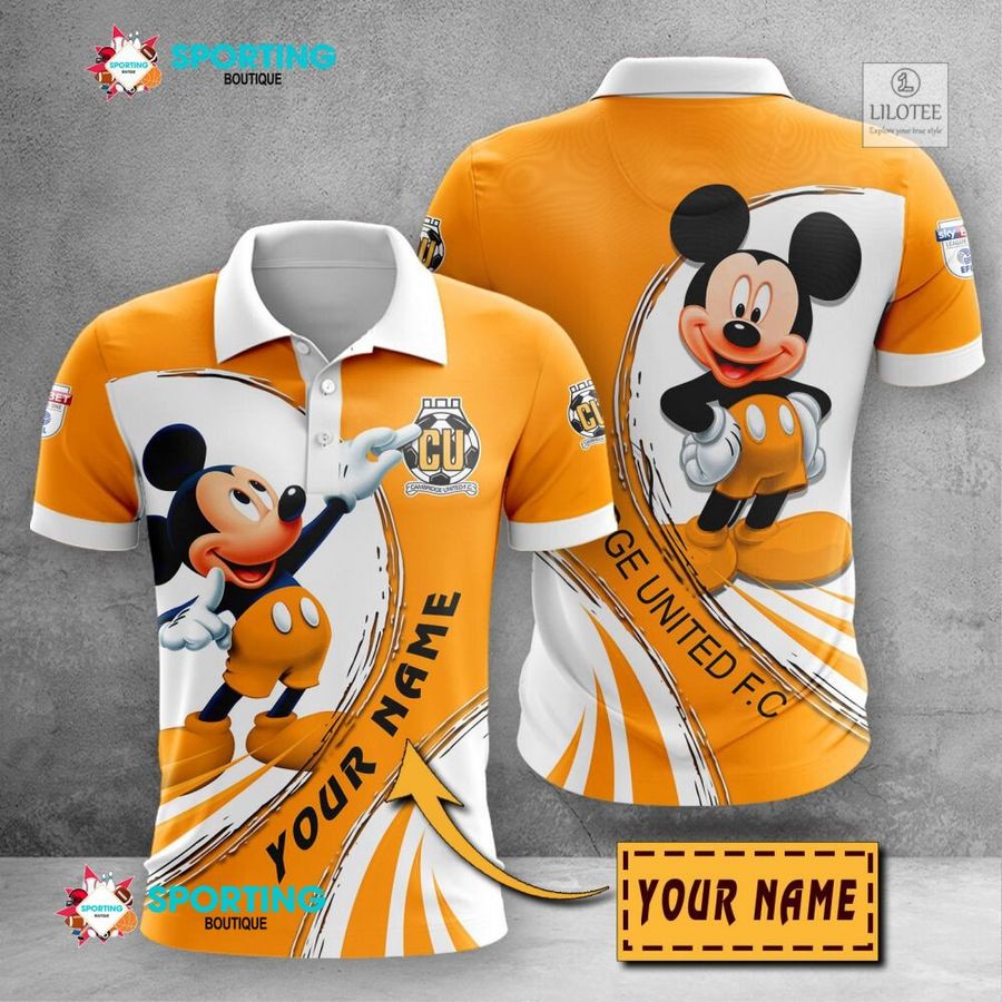 Personalized Cambridge United F.C Mickey Mouse EFL 3D Hoodie, Shirt 23