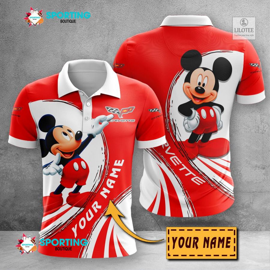 Personalized Corvette Mickey Mouse car 3D Shirt, hoodie 22