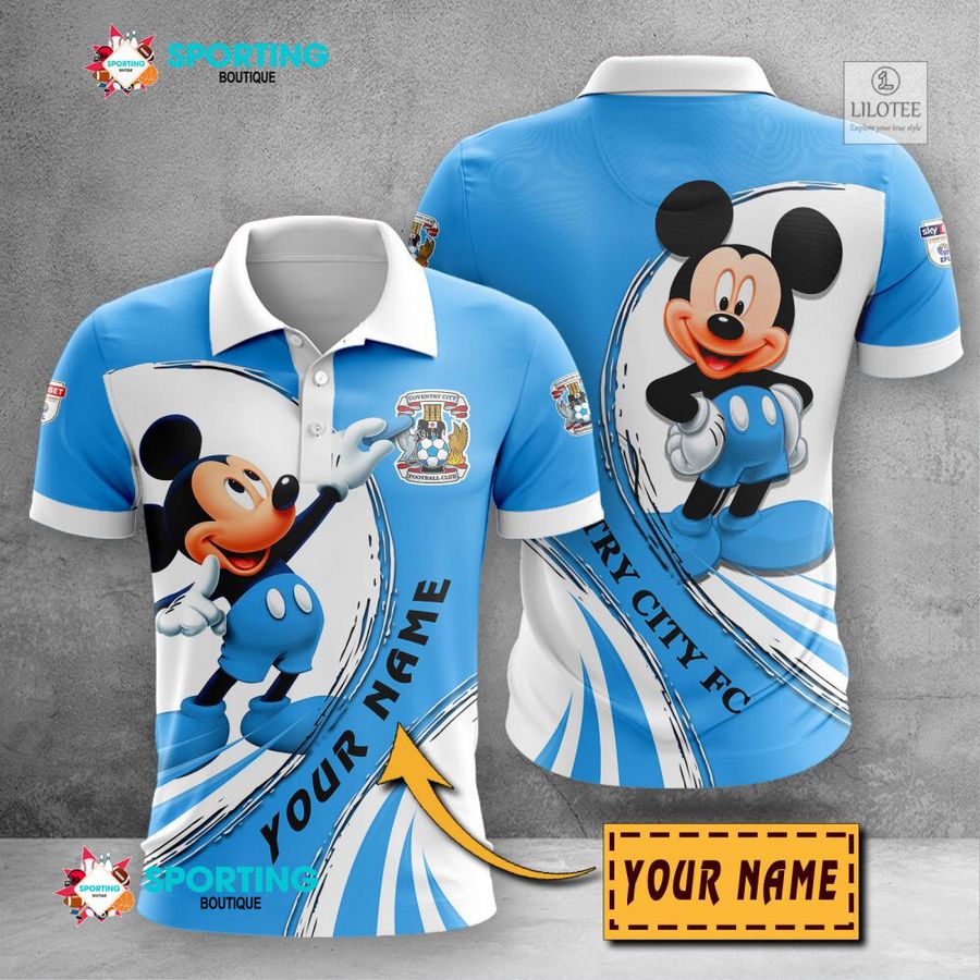 Personalized Coventry City F.C Mickey Mouse EFL 3D Hoodie, Shirt 22