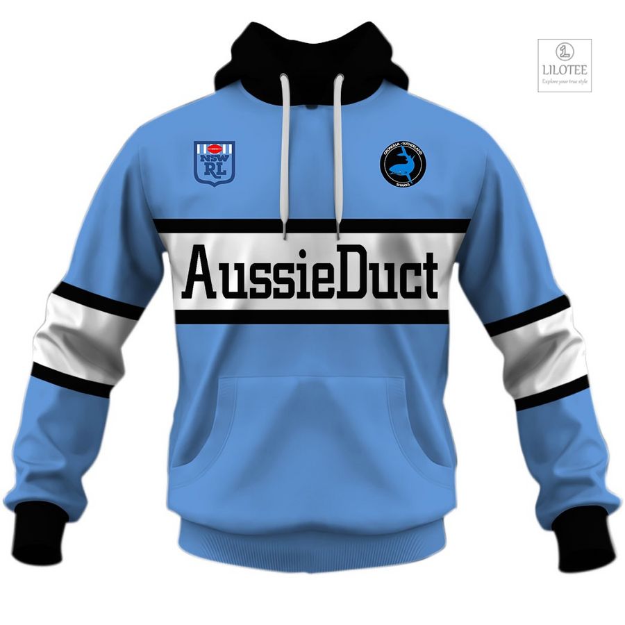 Personalized Cronulla Sharks 1988 Retro Heritage Classic 3D Hoodie, Shirt 14
