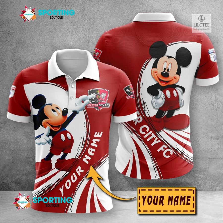 Personalized Exeter City Mickey Mouse EFL 3D Hoodie, Shirt 22