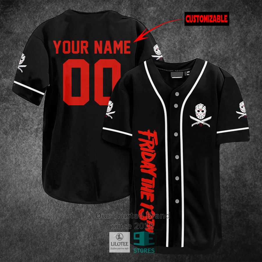 Personalized Friday the 13th Horror Movie Baseball Jersey 4
