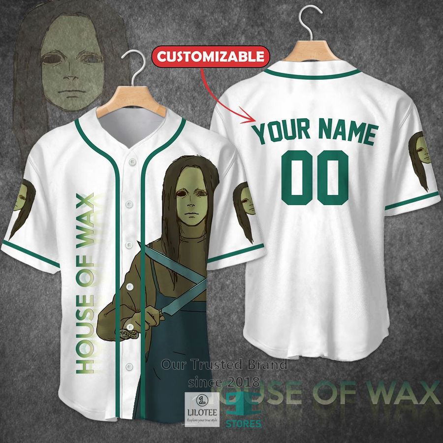 Personalized House of Wax Horror Movie Baseball Jersey 2
