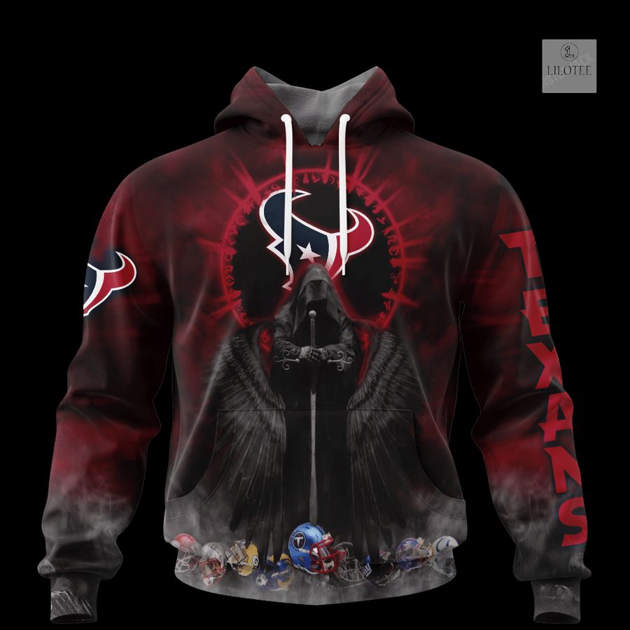 Personalized Houston Texans Dark Angel 3D Zip Hoodie, Shirt 17