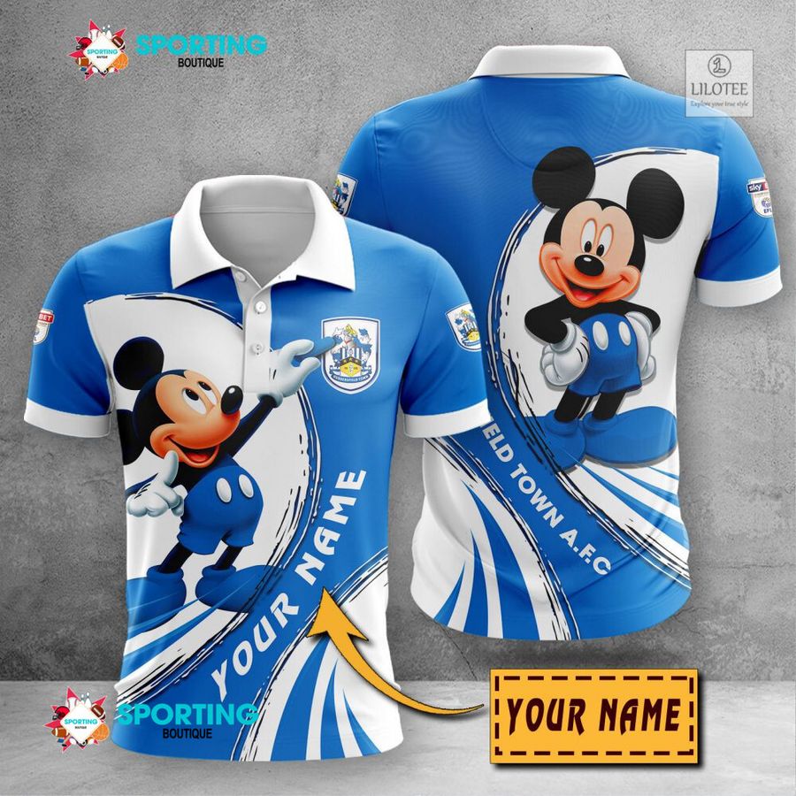 Personalized Huddersfield Town A.F.C Mickey Mouse EFL 3D Hoodie, Shirt 23
