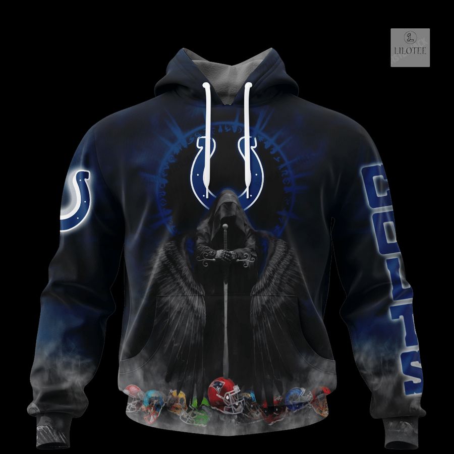 Personalized Indianapolis Colts Dark Angel 3D Zip Hoodie, Shirt 16
