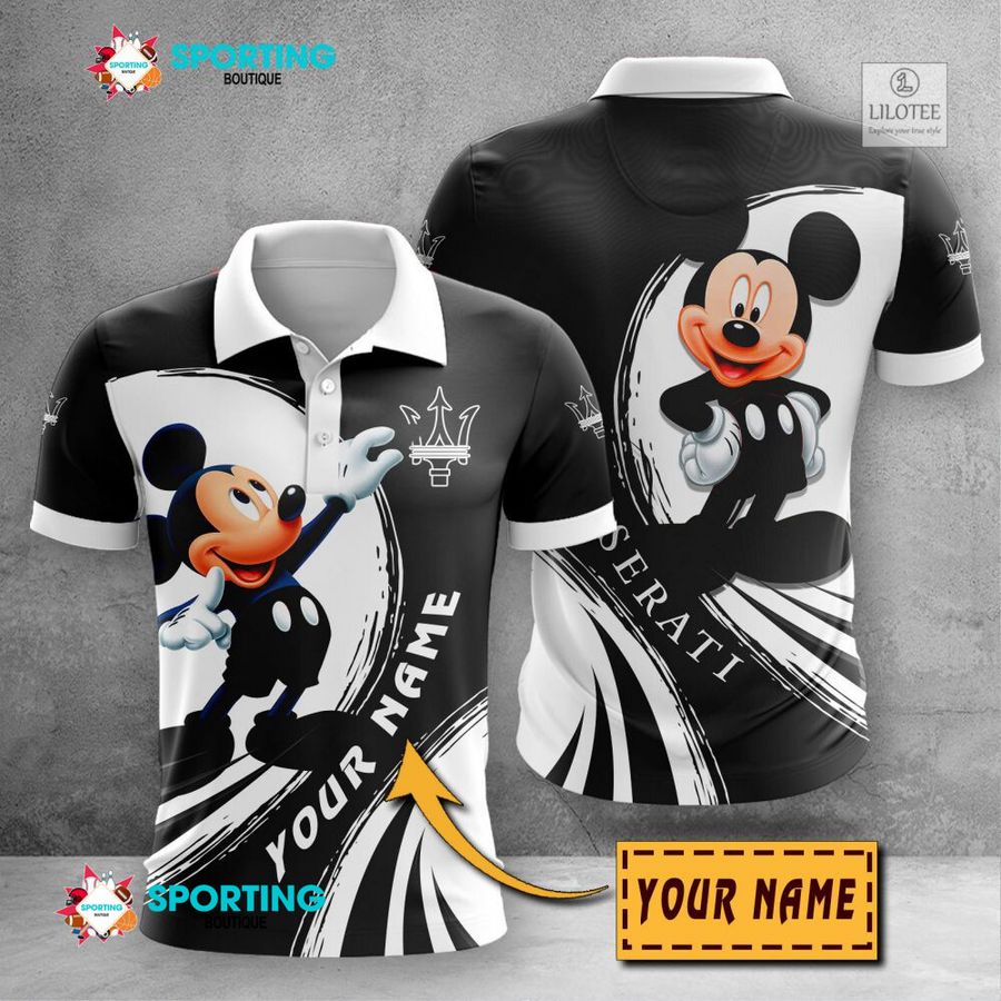 Personalized Maserati Mickey Mouse car 3D Shirt, hoodie 23