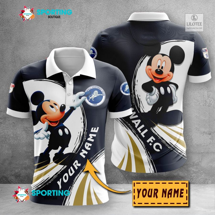 Personalized Millwall F.C Mickey Mouse EFL 3D Hoodie, Shirt 22