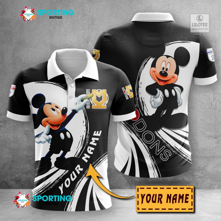 Personalized Milton Keynes Dons Mickey Mouse EFL 3D Hoodie, Shirt 22