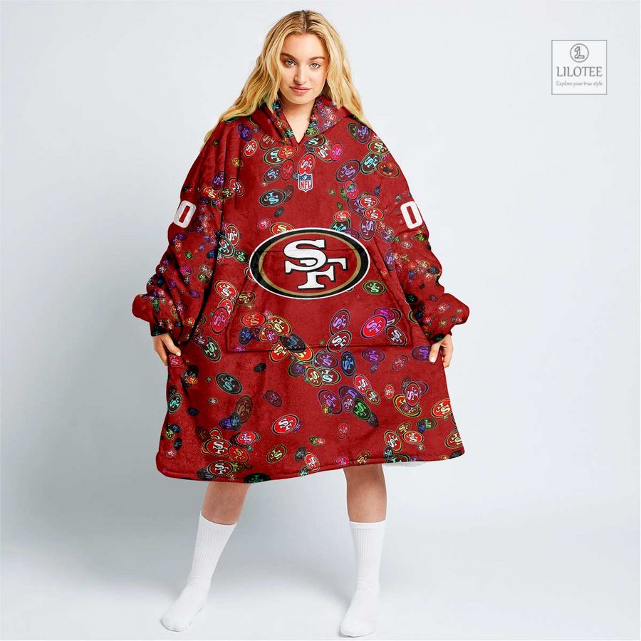 Personalized NFL San Francisco Blanket Hoodie 12