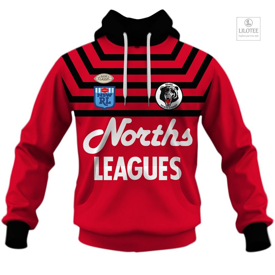 Personalized North Sydney Bears 1991 Vintage Retro 3D Hoodie, Shirt 14